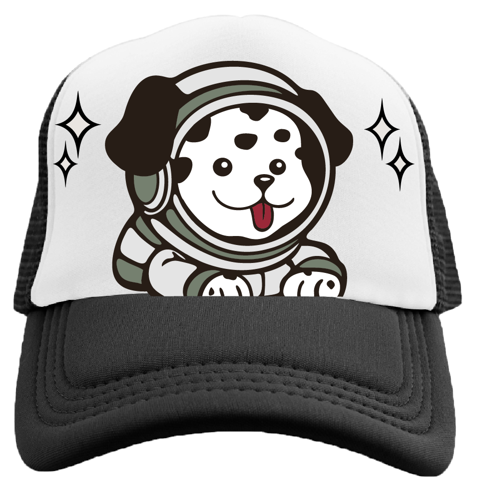 Black Lost Dog Trucker Hat