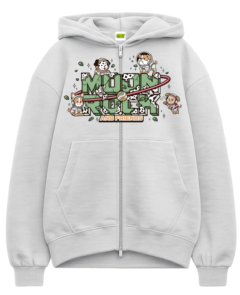 "Astro Dogs" Logo Zip Up Jacket