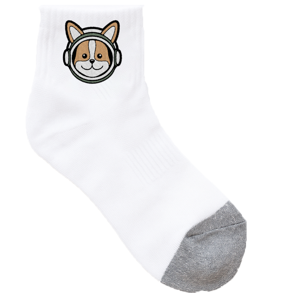 Corgi Astro Dog Sock