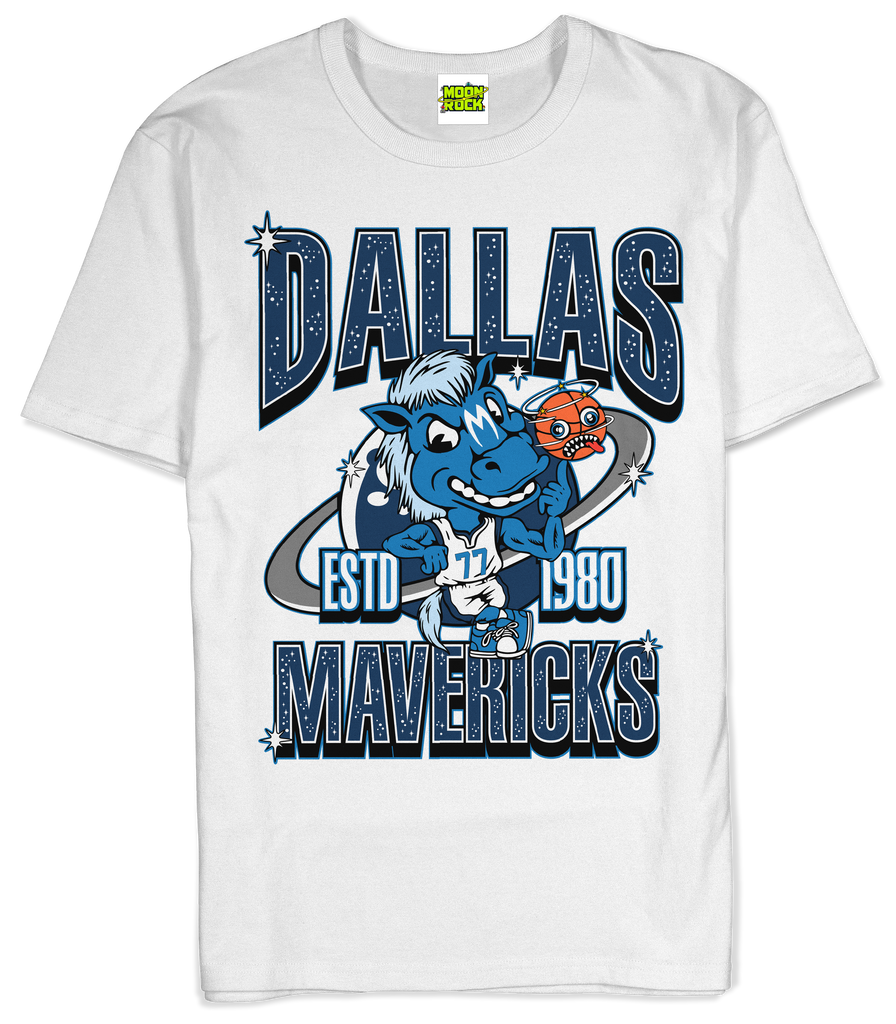 Mavericks X MAF Mascot Tee White